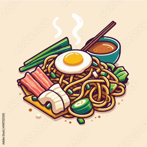 cuisine, delicious, traditional, meal, asian, food, dish, plate, singapore, dinner, malaysia, chinese, lunch, penang, stir, char, tasty, asia, teow, shrimp, noodles, sauce, noodle, hawker, popular, fr