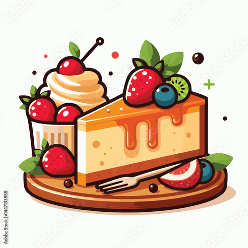 dessert, cheesecake, food, delicious, cake, slice, bakery, sweet, cream, cheese, piece, tasty, pie, pastry, background, creamy, baked, gourmet, fruit, plate, closeup, white, fresh, snack, homemade, re
