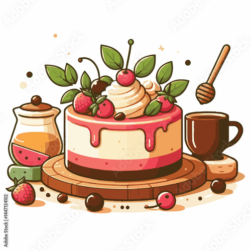 dessert, cheesecake, food, delicious, cake, slice, bakery, sweet, cream, cheese, piece, tasty, pie, pastry, background, creamy, baked, gourmet, fruit, plate, closeup, white, fresh, snack, homemade, re
