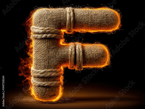 A stylized letter "F" creat...