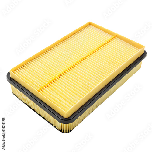 Car Air Filter Replacement isolated on transparent background