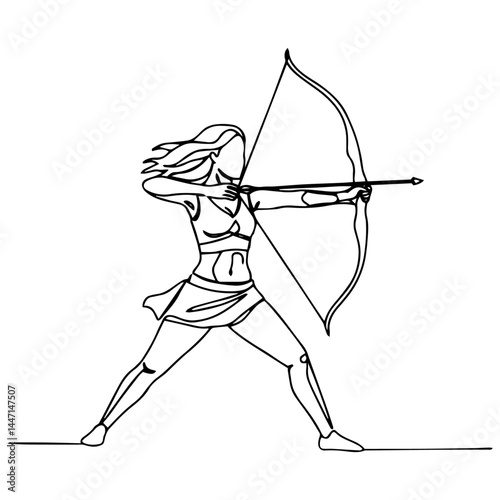 archer with bow