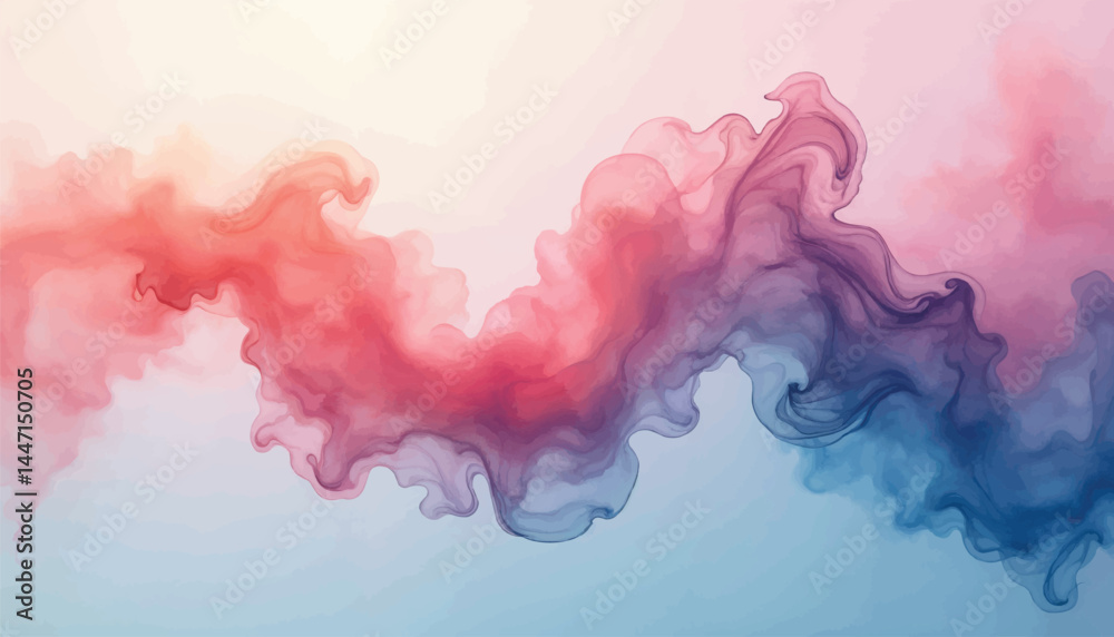 Abstract Gradient Watercolor Smoke Effects Abstract Gradient Watercolor Smoke Effects