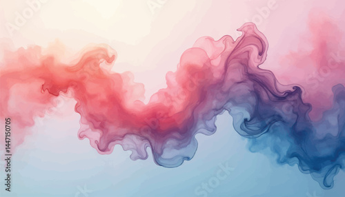 Abstract Gradient Watercolor Smoke Effects