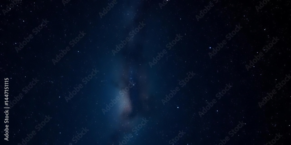 Fototapeta premium Deep indigo night sky, countless twinkling stars, cosmic dust trails, cosmic dust, ethereal