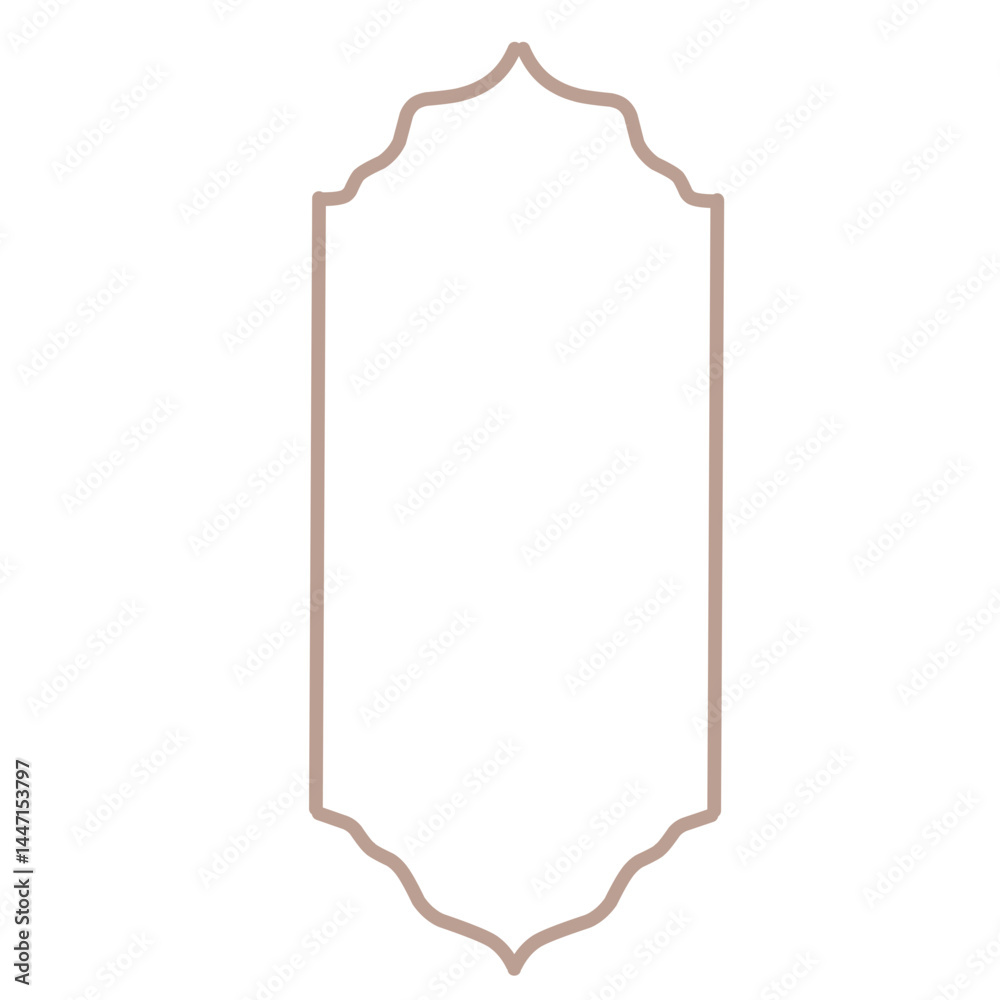 islamic frame vector icon islamic frame vector icon