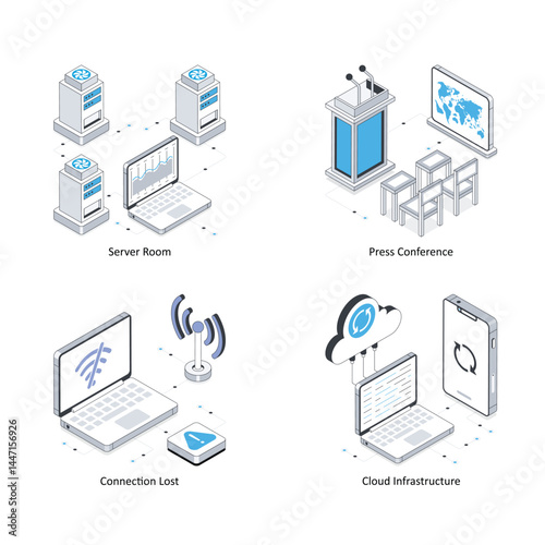 Set Of network And Communication 23