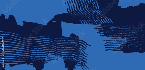 Crafted hand drawn brush line abstract flowing lines, scratch stripes, Japanese and ethnic wood carving, engraving, weaving texture background, hand paint graphic for textile, carpet