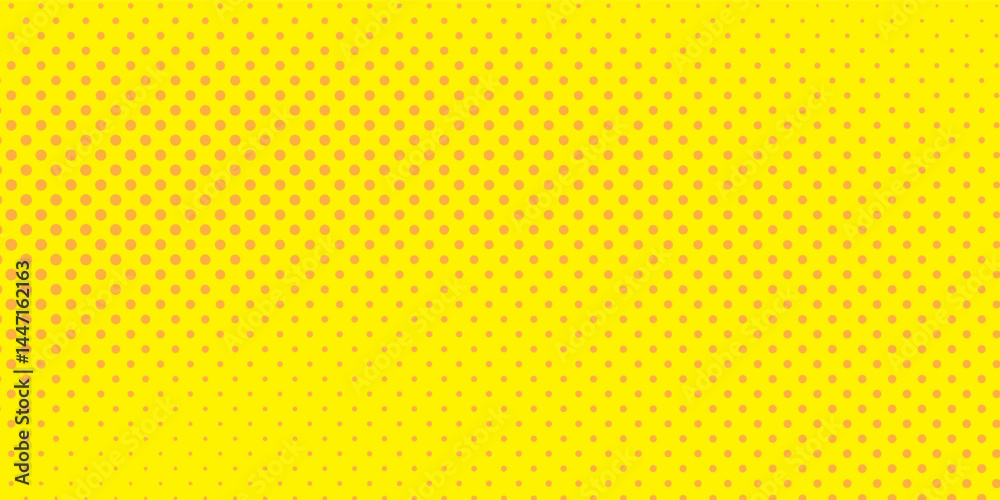 Halftone dotted print. Yellow pattern. Pop art comic background. Geometric duotone banner. Cartoon vintage print. Anime gradient design. Monochrome superhero backdrop. Vector Halftone dotted print. Yellow pattern. Pop art comic background. Geometric duotone banner. Cartoon vintage print. Anime gradient design. Monochrome superhero backdrop. Vector