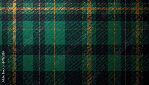 Dark green and brown plaid, rustic fabric texture , design, green, flannel