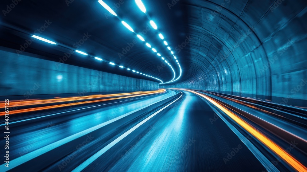 Speed and Light: A Journey Through a Neon Tunnel Speed and Light: A Journey Through a Neon Tunnel