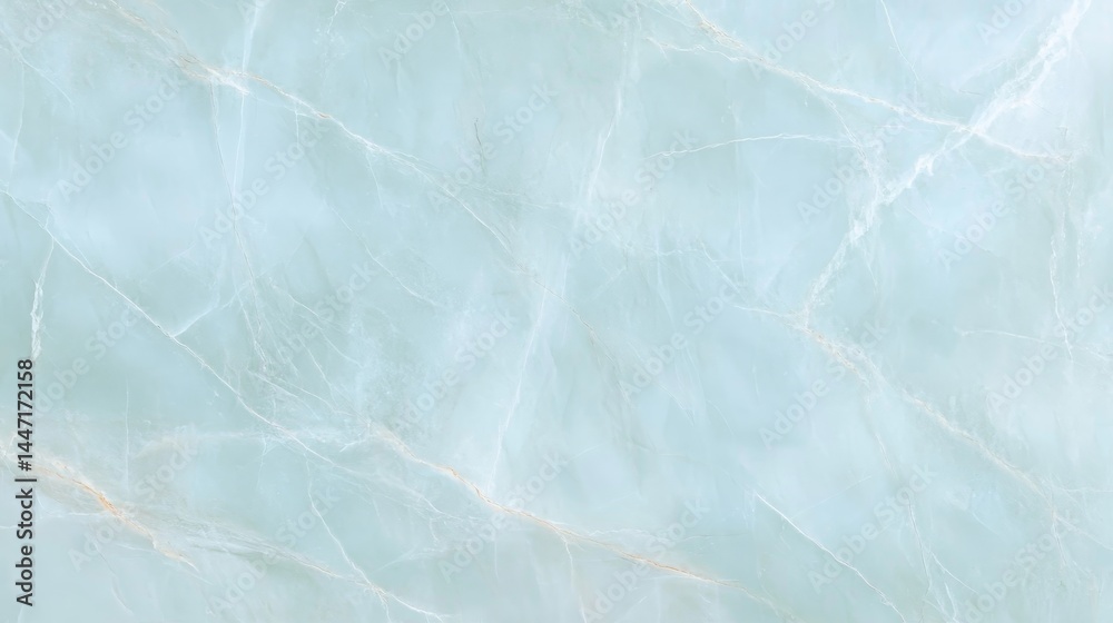 Obraz premium Blue marble texture showcases intricate veining patterns, providing a sophisticated backdrop ideal for interior design projects and product displays