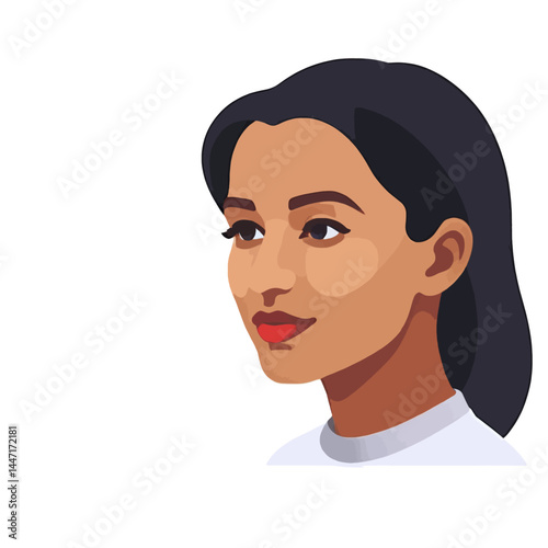 Elegant_Woman_with_Dark_Hair_Portrait_Beautiful_Illustration_of_a_Stylish_Female_Character_Trendy_Design_for_Graphics_and_Creative_Projects_Vector_Artwork
