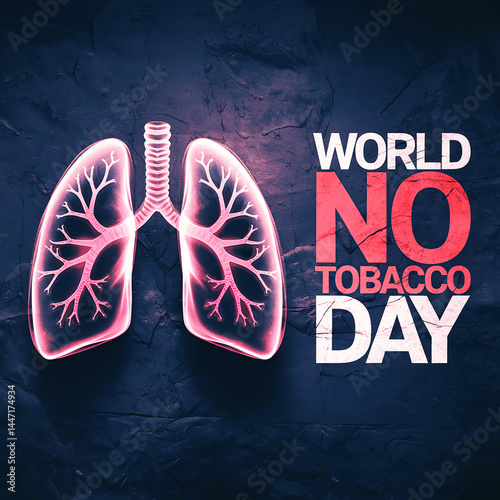 world no tobacco day, anti smoking, anti tobacco day 2025 social media poster design
