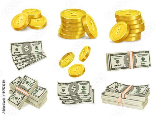 Cash Money  Banking Element Collection