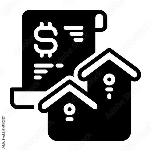 collateral icon, glyph icon style