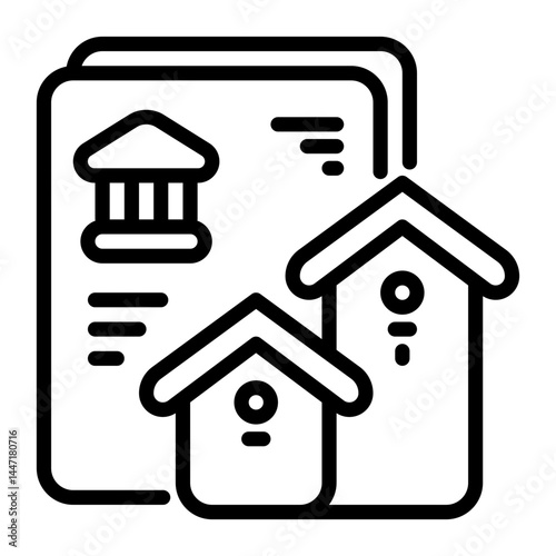 Home icon, line icon style