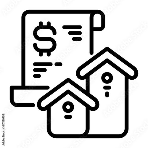 collateral icon, line icon style