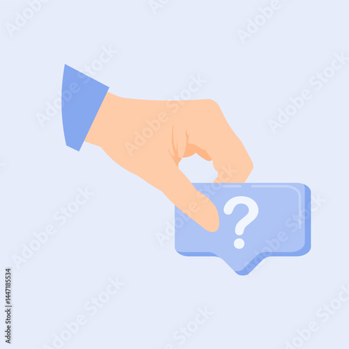 Feedback illustration, depicting a satisfaction survey. with hand drawn. The concept of receiving suggestions and opinions for company improvement through effective communication.