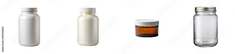 Various empty bottles in studio lighting isolated on black, cut out transparent Various empty bottles in studio lighting isolated on black, cut out transparent