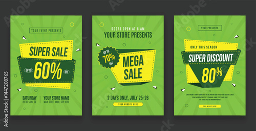 Sale and Discount Offers Flyers Template Collection