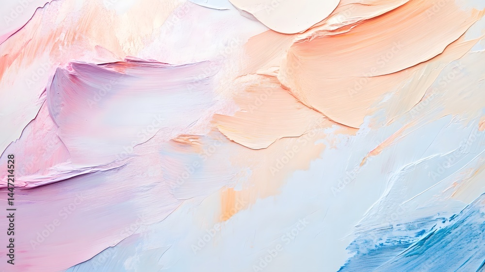Fototapeta premium Abstract paint texture studio digital art colorful environment close-up viewpoint aesthetic concept for art lovers
