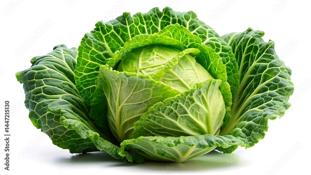 Obraz premium Cabbage isolated on white background