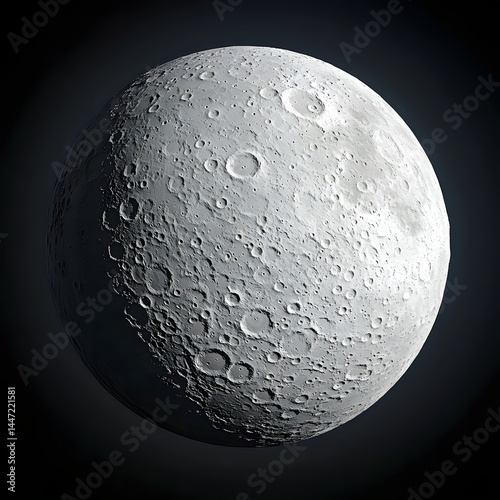 moon illustration white background Moon, Moon Surface, Planetary Moon photo