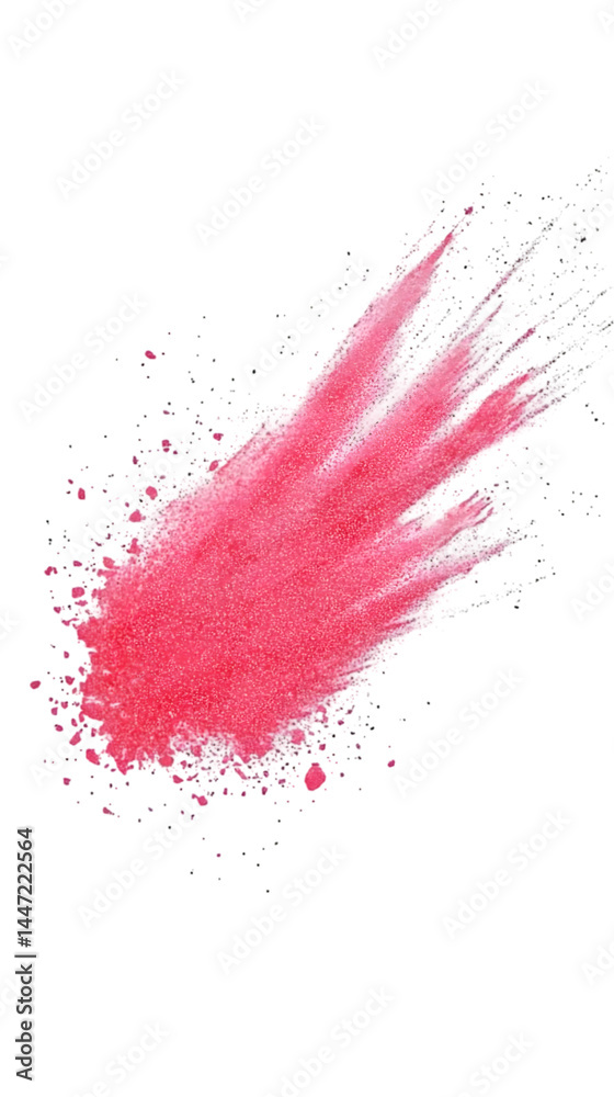 Pink Splash Illustration Graphic Design