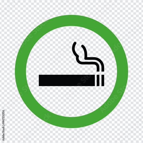 Creative Smoking Area Labels