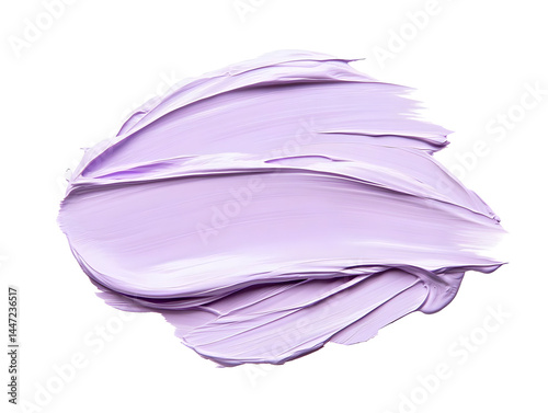 Purple Paint Smear Isolated Transparent Background Illustration