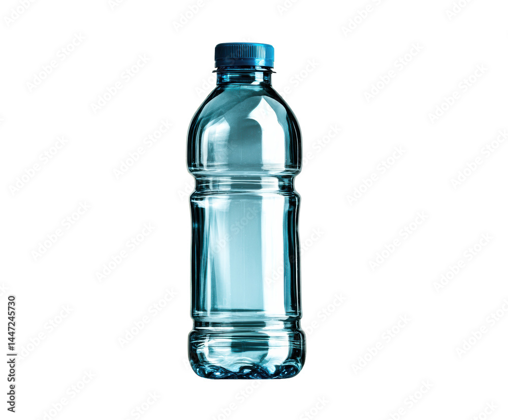 Clear plastic water bottle for hydration and refreshment Clear plastic water bottle for hydration and refreshment