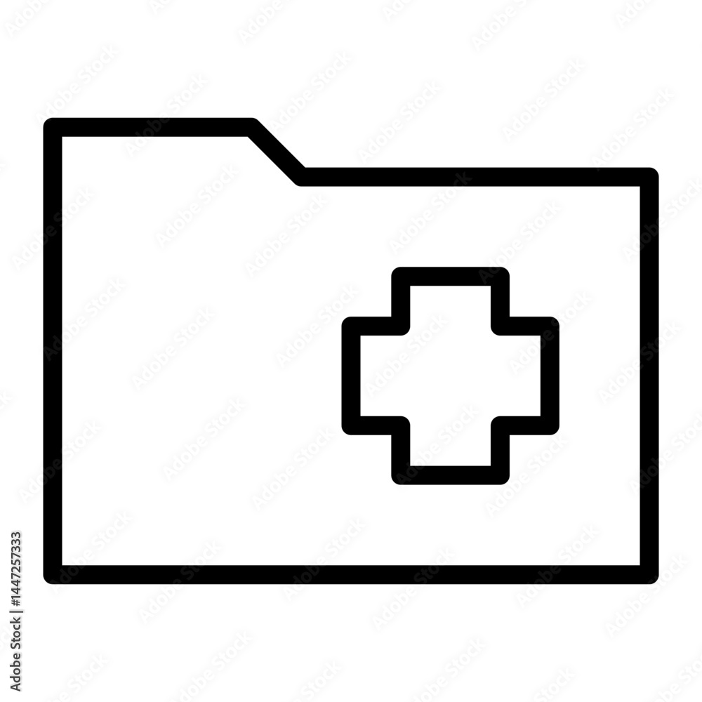 Fototapeta premium Health Record File