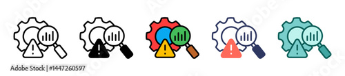 Risk Prevention multiple icon