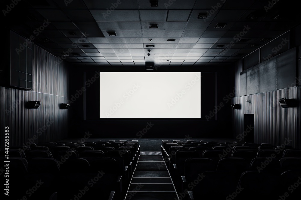 Obraz premium Empty movie theater (2)