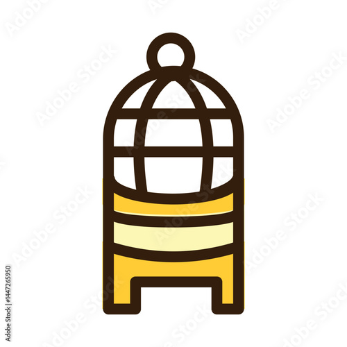 Bamboo Bird Cage Icon