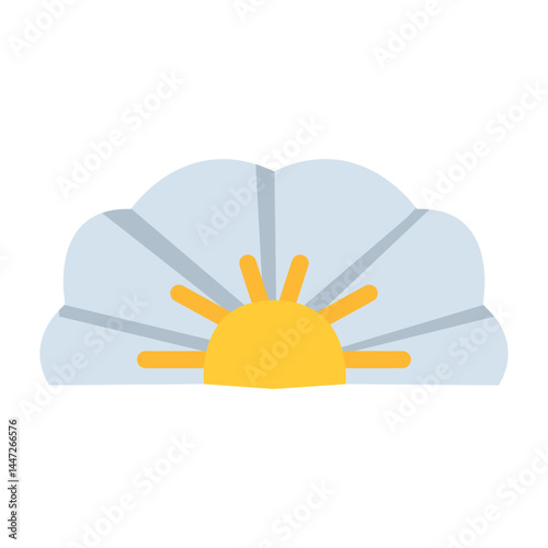 Traditional Paper Fan Icon