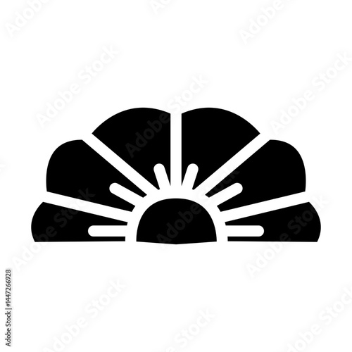 Traditional Paper Fan Icon