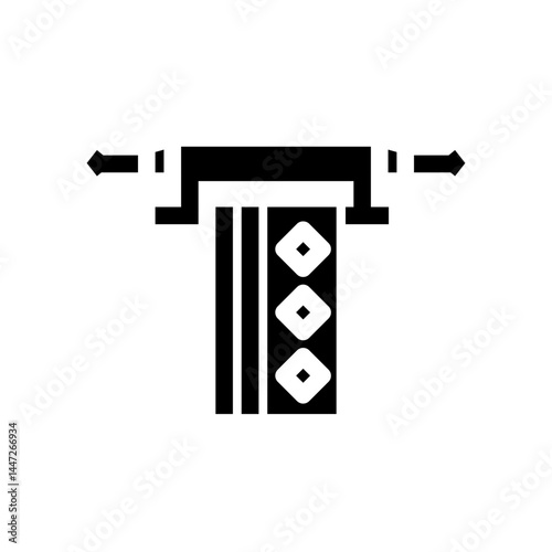 Wooden Batik Hanger Icon