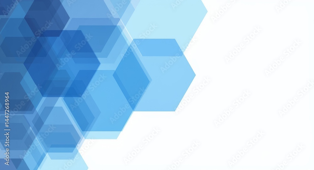 Obraz premium abstract blue background with triangles