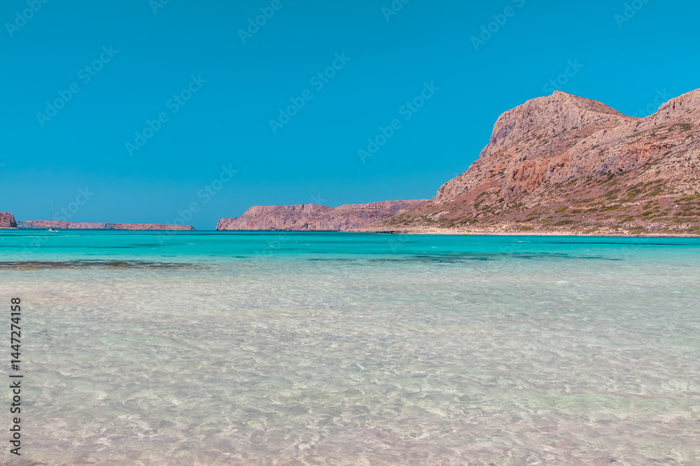 Stunning coastal view with turquoise waters and rocky landscape