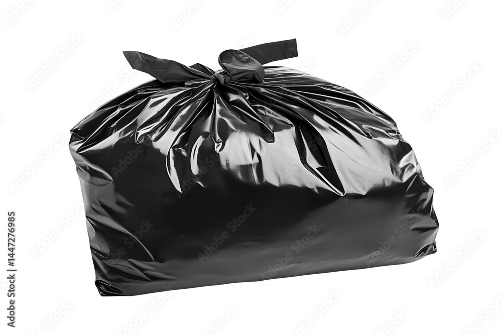 Black Garbage Bag on a White Background Isolated Png Black Garbage Bag on a White Background Isolated Png