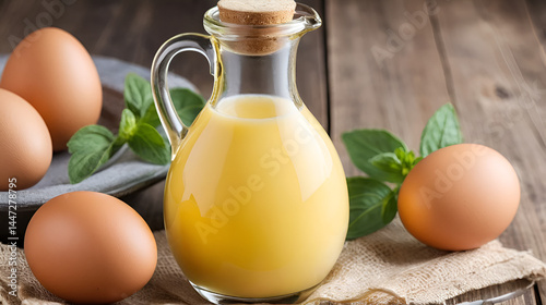 Fresh made Egg Liqueur