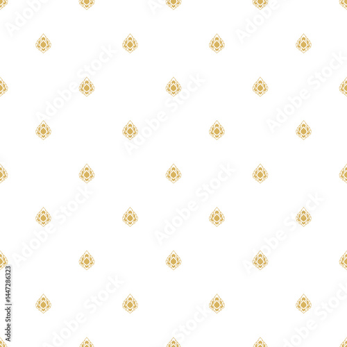 Thai pattern flower seamless