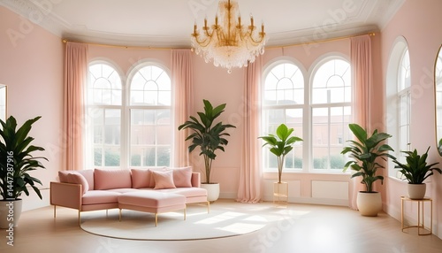 Photo interior modern design room 3d illustration