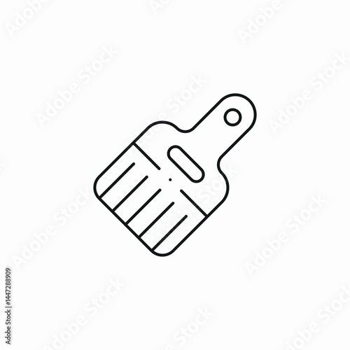 paint brush icon sign vector
