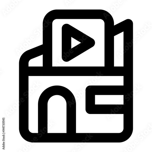 icon shop with style outline