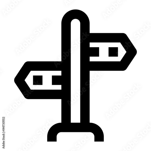 icon ads sign with style outline