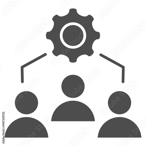 Outsourcing  Icon Element For Design