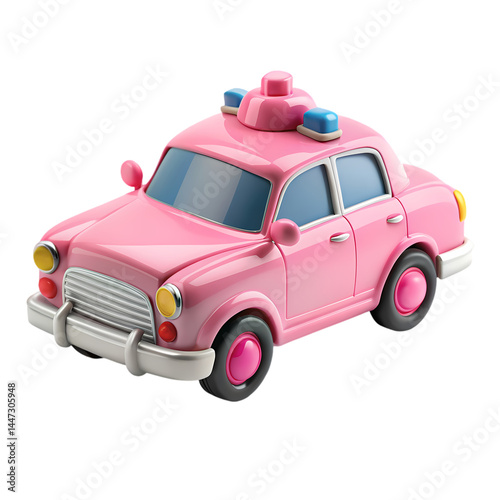 Pink Toy Police Car: Images, Pictures, and Photos